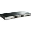 66479 Коммутатор D-Link DGS-1510-28X/A1A Управляемый стекируемый коммутатор SmartPro с 24 портами 10/100/1000Base-T и 4 портами 10GBase-X SFP+, RTL {3}