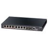56657 Коммутатор Edge-corE ECS2100-10PE Edge-corE 8 ports 10/100/1000Base-T + 2G SFP uplink ports with 4 port PoE (65W) L2 Gigabit Ethernet Switch - Pro Sma