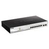 66489 Коммутатор D-Link DGS-1210-10MP/F1A Настраиваемый коммутатор WebSmart с 8 портами 10/100/1000Base-T и 2 портами 1000Base-X SFP (8 портов с поддержкой