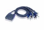 CS64US-AT ATEN 4-Port USB VGA/Audio Cable KVM Switch (0.9m, 1.2m)