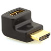 47930 Адаптер для цифровых интерфейсов [99-9794111] Kramer Electronics [AD-HF/HM/RA] HDMI розетка на HDMI вилку (угловой)