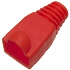 TWT-BO-6.0-RD/100 Защитные колпачки для кабеля 6,0мм cat.5, на соединение коннектора с кабелем, красный, 100 шт. в пчк