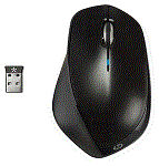 H2W26AA#ABB Mouse HP Wireless Mouse x4500 (Sparkling Black) cons