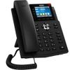 66358 Телефон IP Fanvil X3U Телефон IP Fanvil IP телефон 6 линий, цветной экран 2.8», HD, Opus, 10/100/1000 Мбит/с, PoE