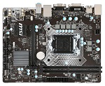 MSI H110M PRO-VD (Socket 1151, intel H110, 2DDR4, PCIe x16, PCIe x1, SATA6Gb/s, USB3.1 Gen1, GbE LAN , D-SUB, DVI, mATX