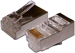 TWT-PL45/S-8P8C Коннектор RJ45 STP 8P8C, универсальный, cat.5e, 100 шт.