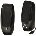 980-000029 Logitech Speaker System S-150, 2.0, 1.2W(RMS), USB, Black, [980-000029]