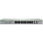 AT-GS950/28PS-50 Allied Telesis 24 port 10/100/1000TX PoE+ plus 4 x 100/1000 SFP, WebSmart Switch, 185W PoE budget, EU Power Cord