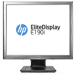 E4U30AA#ABB HP EliteDisplay E190i LED 18,9 Monitor 1280x1024, 5:4, IPS, 250 cd/m2, 1000:1, 8ms, 178°/178°, VGA, DVI-D, USB 2.0x3, DisplayPort, Energy Star