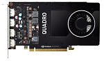 VCQP2000BLK-1 PNY Nvidia Quadro P2000 5GB PCIE 2xDP 160-bit DDR5 1024 Cores 4xDP to DVI-D (SL) adapter, Bulk