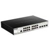 66582 Коммутатор D-Link DGS-1210-20/ME/B1A Управляемый коммутатор 2 уровня с 16 портами 10/100/1000Base-T и 4 портами 1000Base-X SFP {5} (429187)