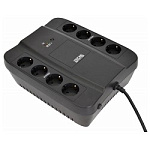 1431070 PowerCom Spider SPD-650N ИБП {OffLine, 650VA/390W, Tower, 8xEURO: 4 с резервным питанием, 4 с фильтрацией} (332714)