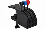 489194 Блок рычагов Logitech G Saitek PRO Flight Throttle Quadrant черный USB виброотдача