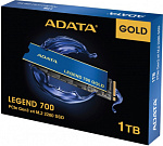 2002111 Накопитель SSD A-Data PCIe 3.0 x4 1TB SLEG-700G-1TCS-SH7 Legend 700 Gold M.2 2280