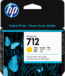 1416298 Картридж струйный HP 712 3ED69A желтый (29мл) для HP DJ Т230/630