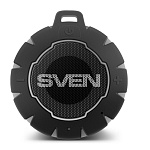1857995 SVEN PS-95, черный, акустическая система (1.0, мощность 7 Вт (RMS), Bluetooth, встроенный аккумулятор)
