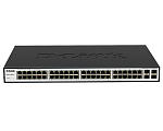 D-Link DGS-1052X/A1A, L2 Unmanaged Switch with 48 10/100/1000Base-T and 4 10GBase-X SFP+ ports. 16K Mac address, Auto-sensing, 802.3x Flow Control, Au