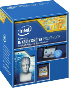 383727 Процессор Intel Core i3 4170 Soc-1150 (3.7GHz/Intel HD Graphics 4400) Box