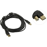 1830092 5bites UC5010-050A Проф. кабель EXPRESS USB2.0 / AM-BM / FERRITES / 5M / BLACK