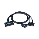Кабель Advantech PCL-10251-2E интерфейсный SCSI-100 to 2*SCSI-50 Shielded Cable, 2m, P.V.C. jacket 100-Pin to two 50-Pin SCSI Cable, Half pitch 100 p