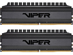 1318034 Модуль памяти PATRIOT Viper 4 Gaming DDR4 Общий объём памяти 16Гб Module capacity 8Гб Количество 2 4133 МГц Множитель частоты шины 18 1.4 В черный PVB