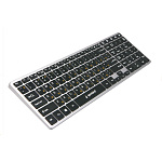 1798079 Клавиатура беспроводная Gembird KBW-2, {В комплекте нет адаптера Bluetooth, 4 устройства,106 кл., ножничный механизм, бесшумная}