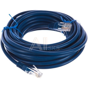11001993 Патч-корд UTP Cablexpert PP12-7.5M/B кат.5e, 7.5м, литой, многожильный (синий)