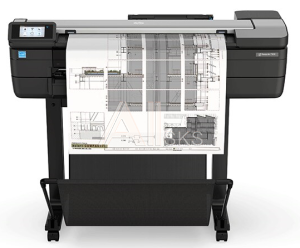 F9A28D#B19 HP DesignJetT830 MFP (p/s/c, 24",4color,2400x1200dpi,1Gb,26sppA1,USB for Flash/GigEth/Wi-Fi,stand,mediabin,rollfeed,sheetfeed,tray50(A3/A4),autocutter