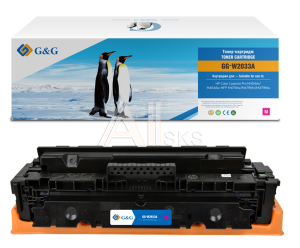 GG-W2033A Cartridge G&G 415A для HP CLJ M454/M479, with chip (2 100стр.), пурпурный (замена W2033A)
