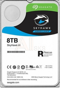 1185927 Жесткий диск Seagate Original SATA-III 8Tb ST8000VE000 SkyHawkAI (7200rpm) 256Mb 3.5"