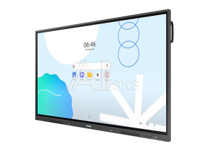 148707 Интерактивный дисплей Samsung [WA86D] 3840х2160,1200:1,400кд/м2, проходной HDMI,OPS,Android 13, 40 касаний