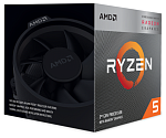 CPU AMD Ryzen 5 3400G, 4/8, 3.7-4.2GHz, 384KB/2MB/4MB, AM4, 65W, Radeon Vega 11, YD3400C5FHBOX BOX