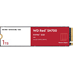 1000689536 Твердотельные накопители WD SSD Red SN700 NVMe for NAS, 1.0TB, M.2(22x80mm), NVMe, PCIe 3.0 x4, R/W 3430/3000MB/s, IOPs 515 000/560 000, TBW 2000,