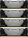2002475 Память DDR4 4x32GB 3200MHz Kingston KF432C16RB2K4/128 Fury Renegade Black RTL Gaming PC4-25600 CL16 DIMM 288-pin 1.35В kit dual rank с радиатором Ret
