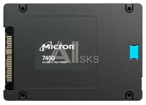 MTFDKCC1T9TFR-1BC1ZABYY SSD Micron 7450 PRO 1.92TB NVMe U.3 (15mm) PCIe NVMe Gen4 1x4 (v1.4) R6800/W2700MB/s 3D TLC MTTF 2М 800K/120K IOPS 3650TBW Enterprise Solid State Driv