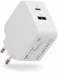 1896949 Блок питания TopON TOP-GaN-65W автоматический 65W 5V-20V 3.25A 2xUSB от бытовой электросети LED индикатор