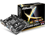 392649 Материнская плата Asrock FM2A68M-DG3+ Soc-FM2+ AMD A68H 2xDDR3 mATX AC`97 6ch(5.1) GbLAN RAID+VGA+DVI