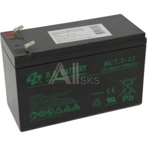 1752464 B.B. Battery Аккумулятор BC 7.2-12 (12V 7,2Ah)