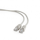 Патч-корд UTP Cablexpert PP12-0.25M кат.5e, 0.25м, литой, многожильный (серый) (056182)