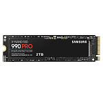 1000713782 Твердотельный накопитель/ Samsung SSD 990 PRO, 2000GB, M.2(22x80mm), NVMe 2.0, PCIe 4.0 x4, V-NAND TLC, R/W 7450/6900MB/s, IOPs 1 400 000/1 550 000,
