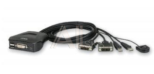 1195312 KVM-переключатель USB 2PORT DVI W/CAB CS22D-A7 ATEN