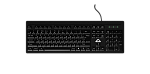KЛ104PY/TA Клавиатура БЕШТАУ проводная КЛ104РУ 104 клавиши, USB, 1,2м, Цвет русской/латинской раскладки (Белый/Белый) МИНПРОМТОРГ (МПТ)
