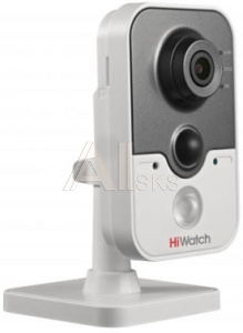 1123126 Видеокамера IP HiWatch DS-I214 6-6мм цветная корп.:белый