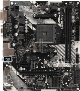 1146345 Материнская плата Asrock A320M-HDV R4.0 Soc-AM4 AMD A320 2xDDR4 mATX AC`97 8ch(7.1) GbLAN RAID+VGA+DVI+HDMI