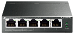Коммутатор TP-Link TL-SG105PE, 5-Port Gigabit Easy Smart Switch with 4-Port PoE+