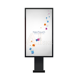 Интерактивная стойка уличная [IOSNV1NNT55] Nextouch [NextStand Outdoor 55P] 55", FHD(1920х1080), IR, 10 касаний, Intel Core, DDR4 4Gb, SSD 128Gb, Wi-F
