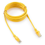 1646831 Cablexpert Патч-корд медный UTP PP10-3M/Y кат.5, 3м, литой, многожильный (желтый)