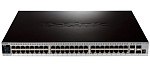 D-Link DGS-3420-52P, 48-ports PoE 10/100/1000Base-T L2+ Stackable Management Switch with 4-ports SFP+