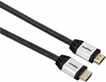 1515362 Кабель аудио-видео Hama High Speed HDMI HDMI (m)/HDMI (m) 4м. Позолоченные контакты серый (0056585)