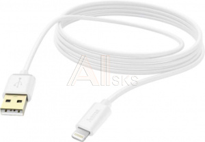 1398721 Кабель Hama 00187207 USB (m)-Lightning (m) 3м белый